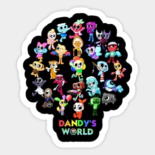 Dandy's World Characters _ Funny Dandys World Sticker